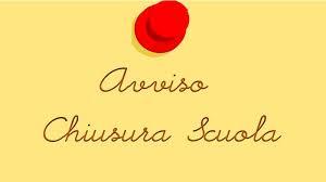 Avviso urgente chiusura per neve