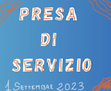 Presa di servizio 1° settembre 2023